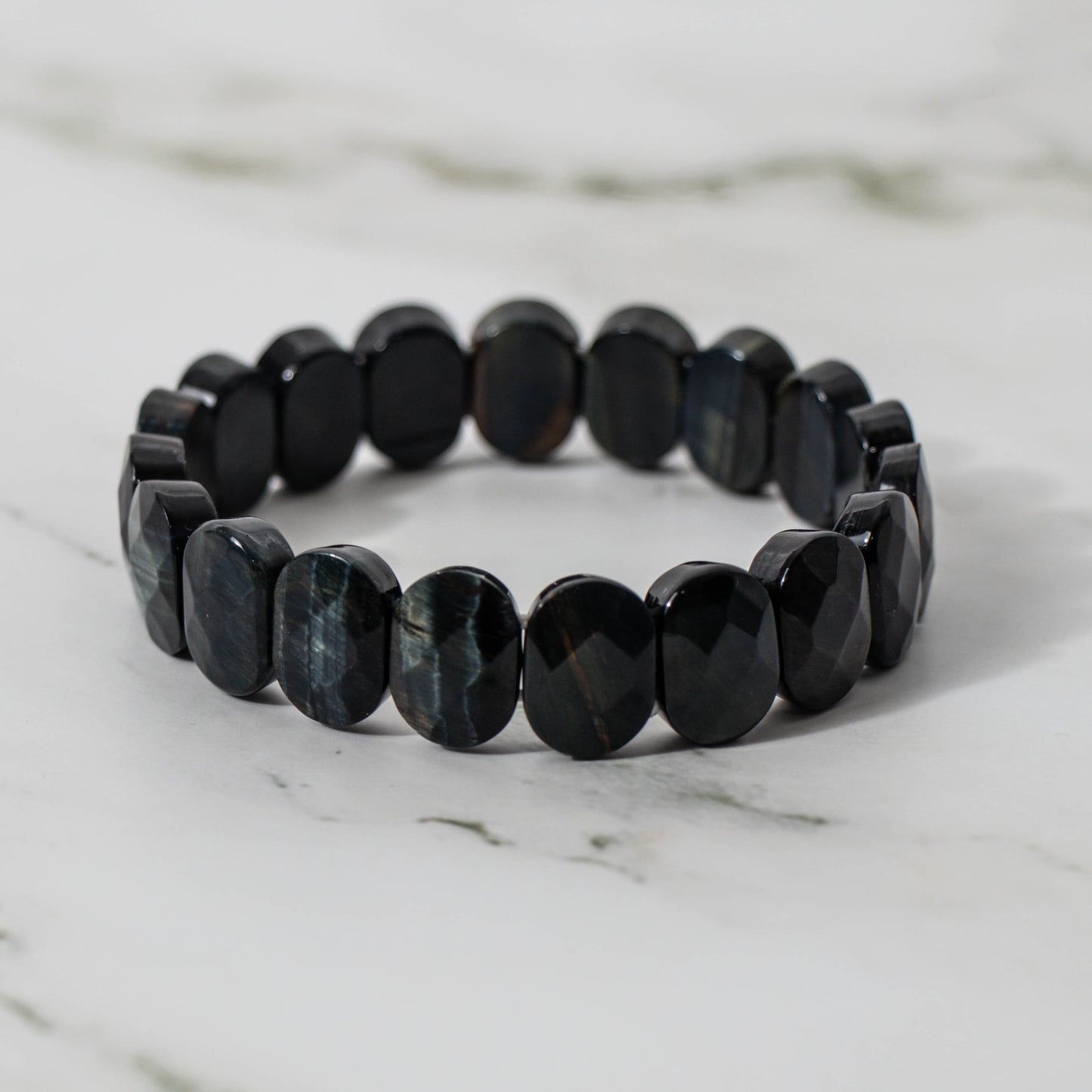 Faceted Tiger Iron Bracelet