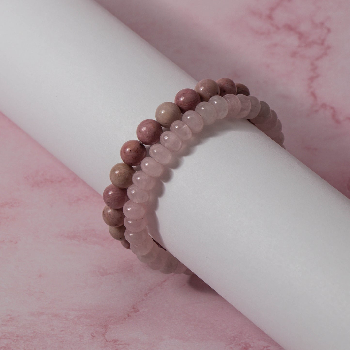 Pink Rhodonite Bracelet