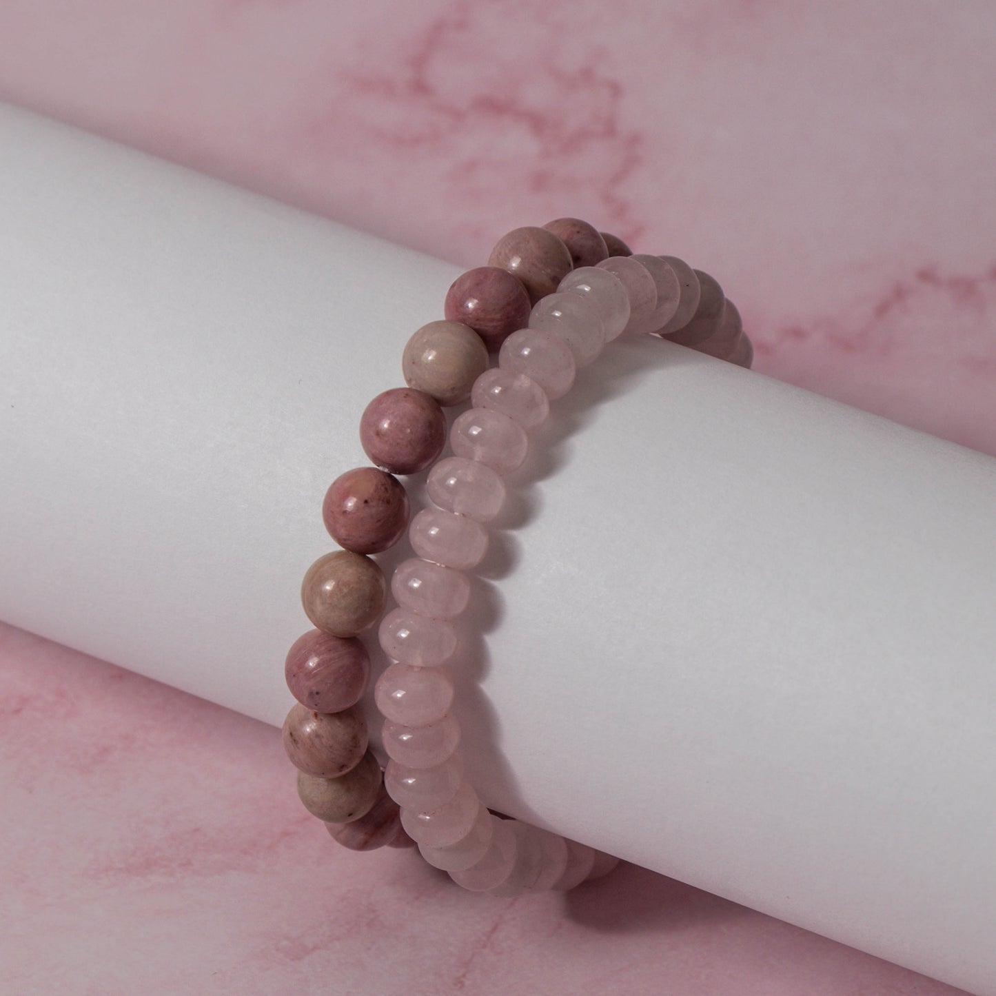 Pink Rhodonite Bracelet