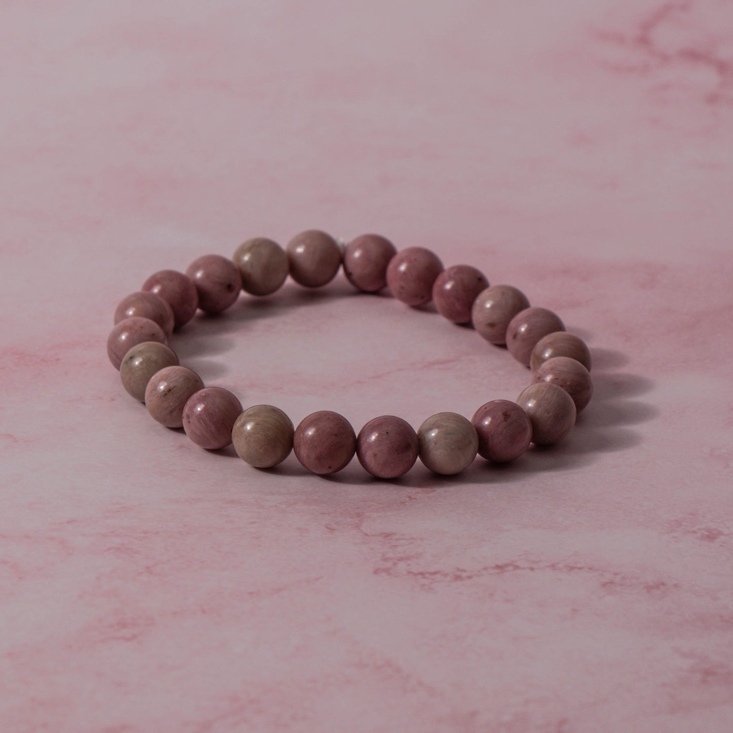 Pink Rhodonite Bracelet