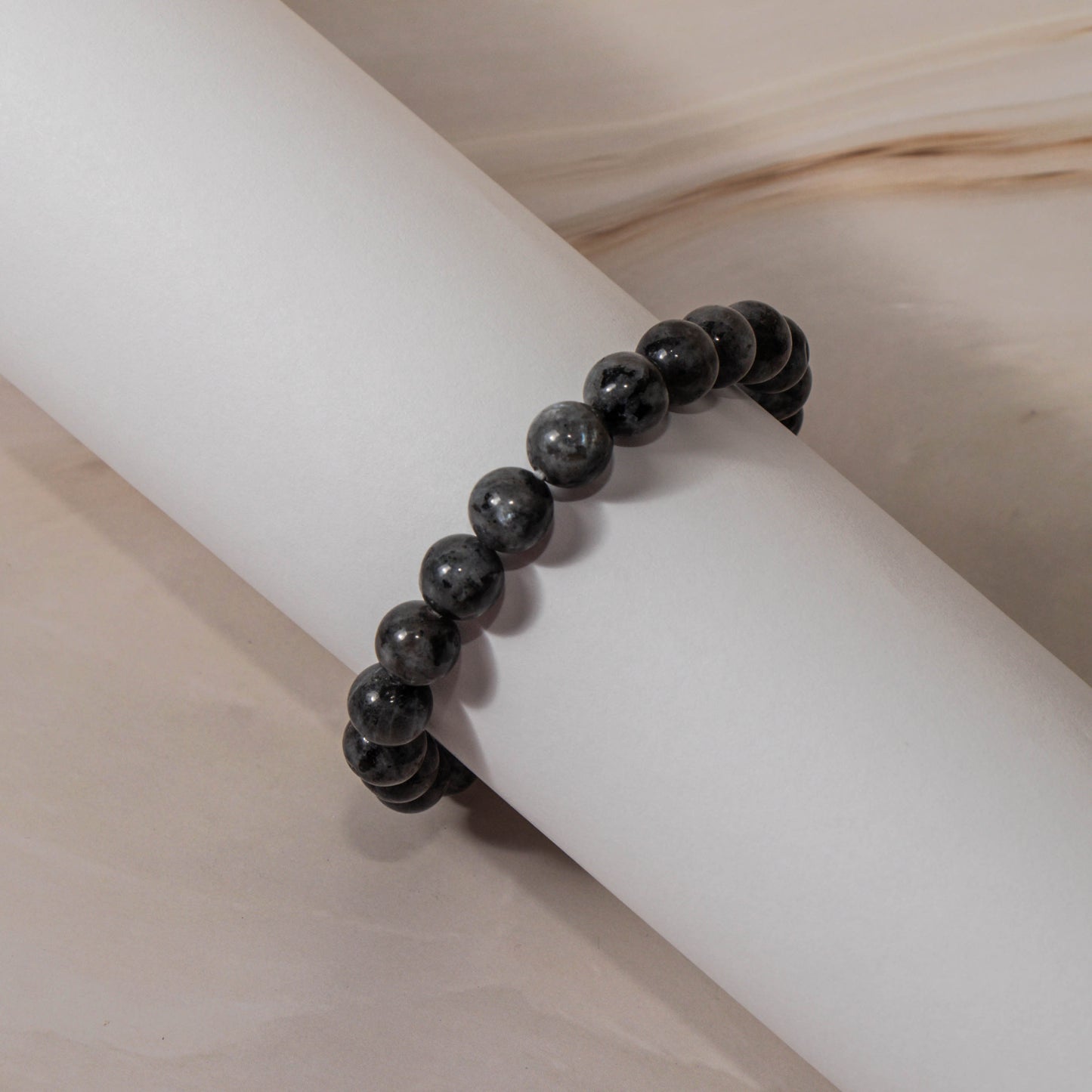 Snowflake Obsidian Bracelet