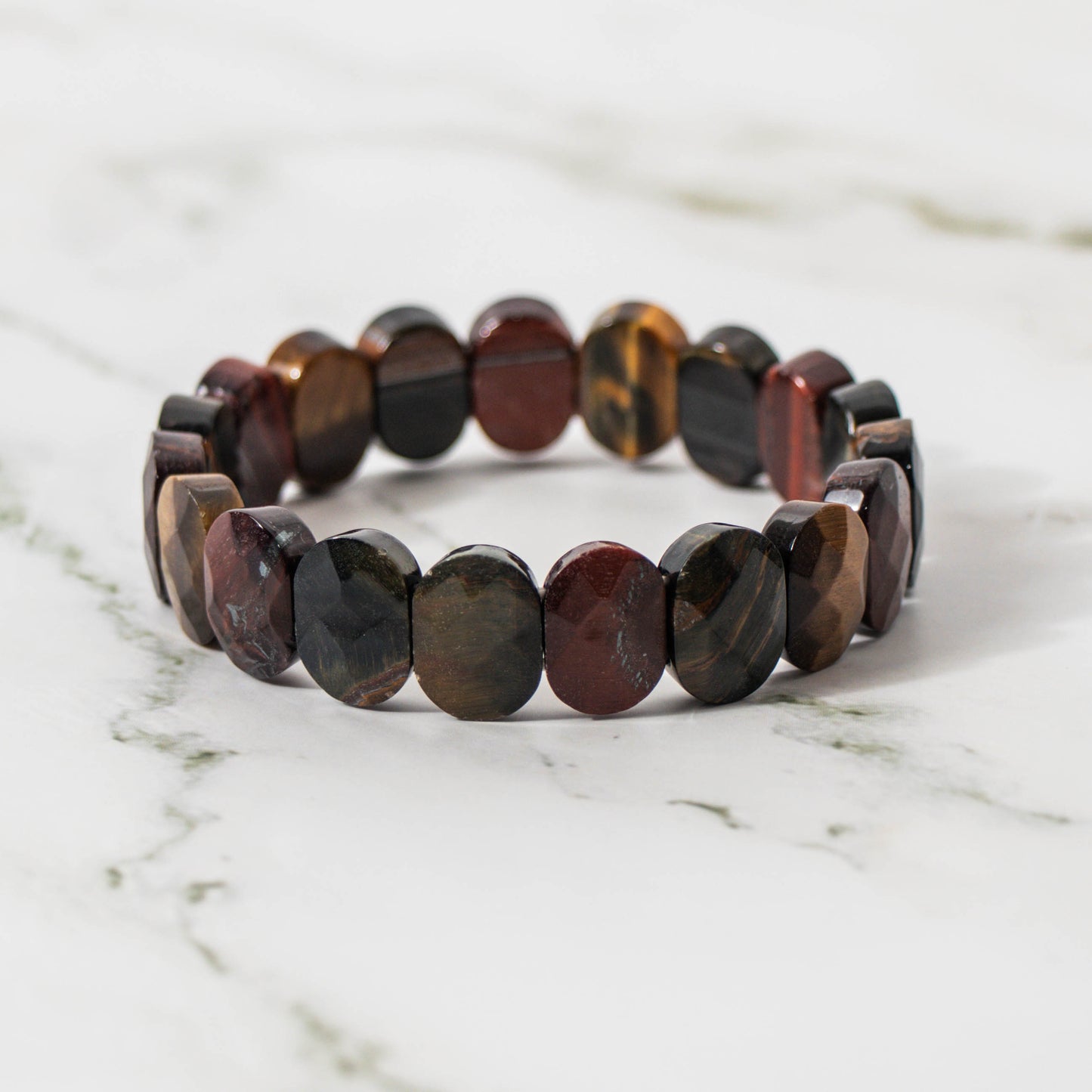 Faceted Tiger's Eye Bracelet