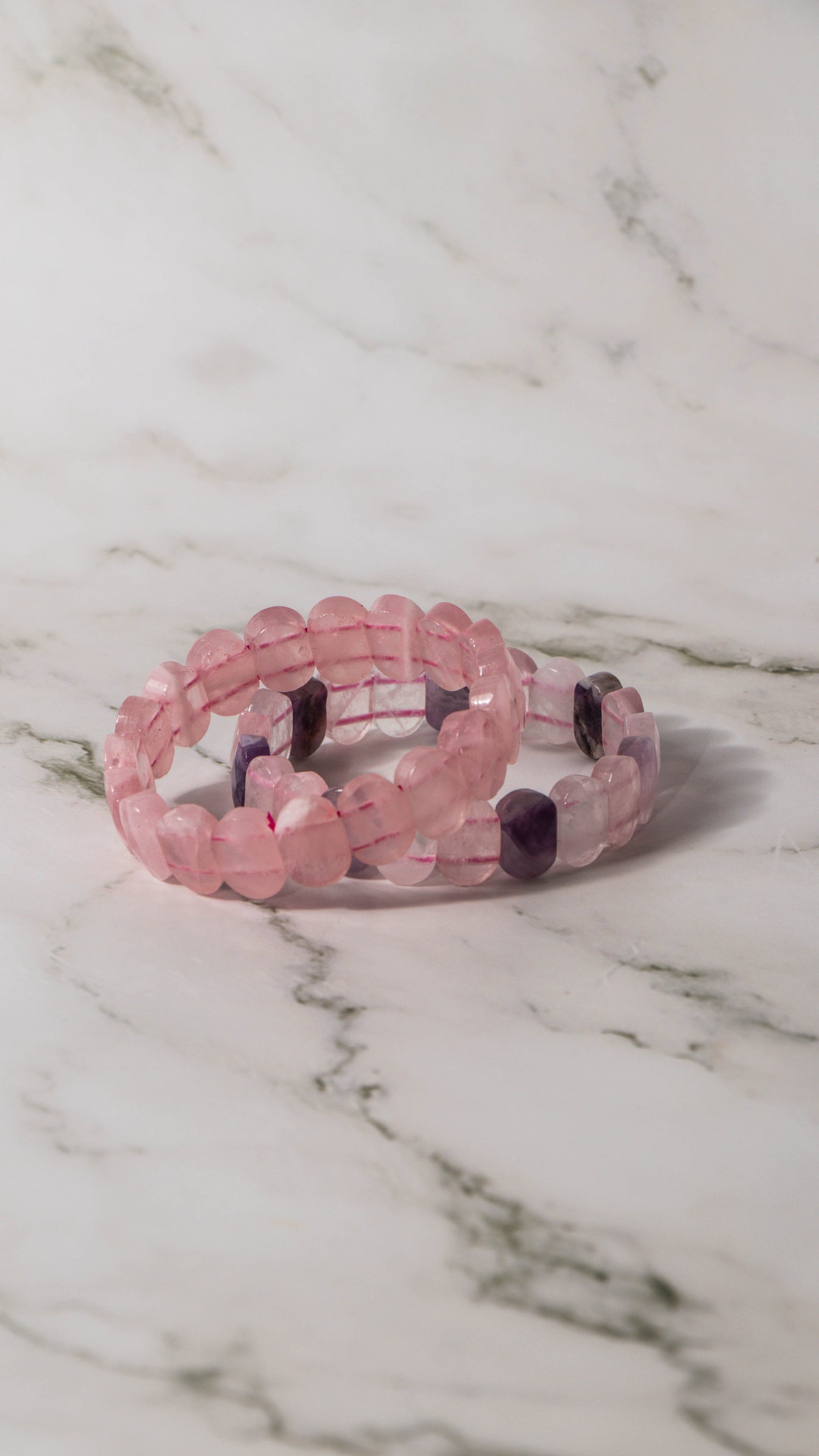 Faceted Purple Quartz Bracelet