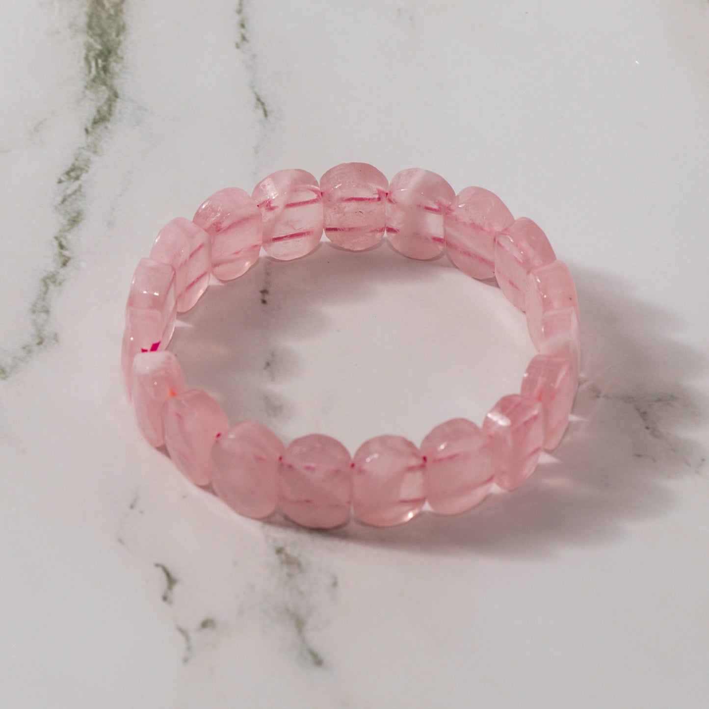 Faceted Rose Quartz Bracelet