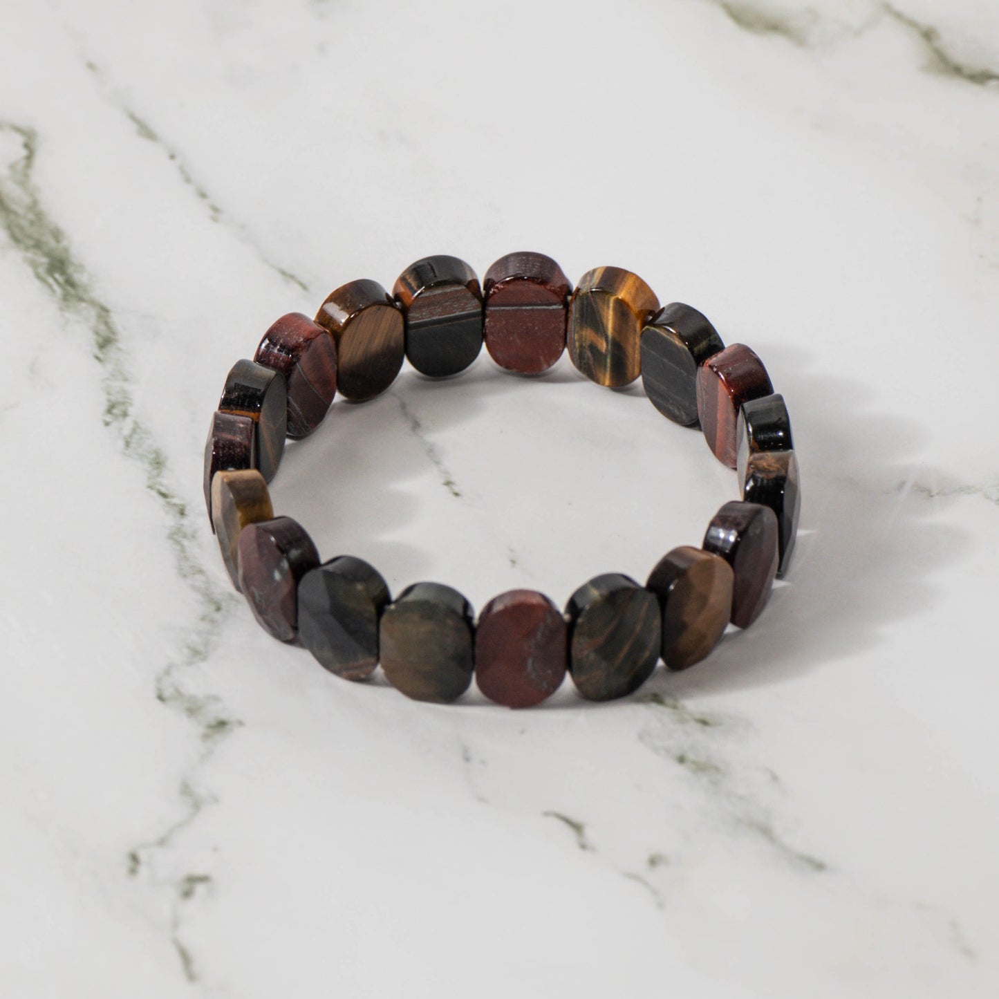 Faceted Tiger's Eye Bracelet
