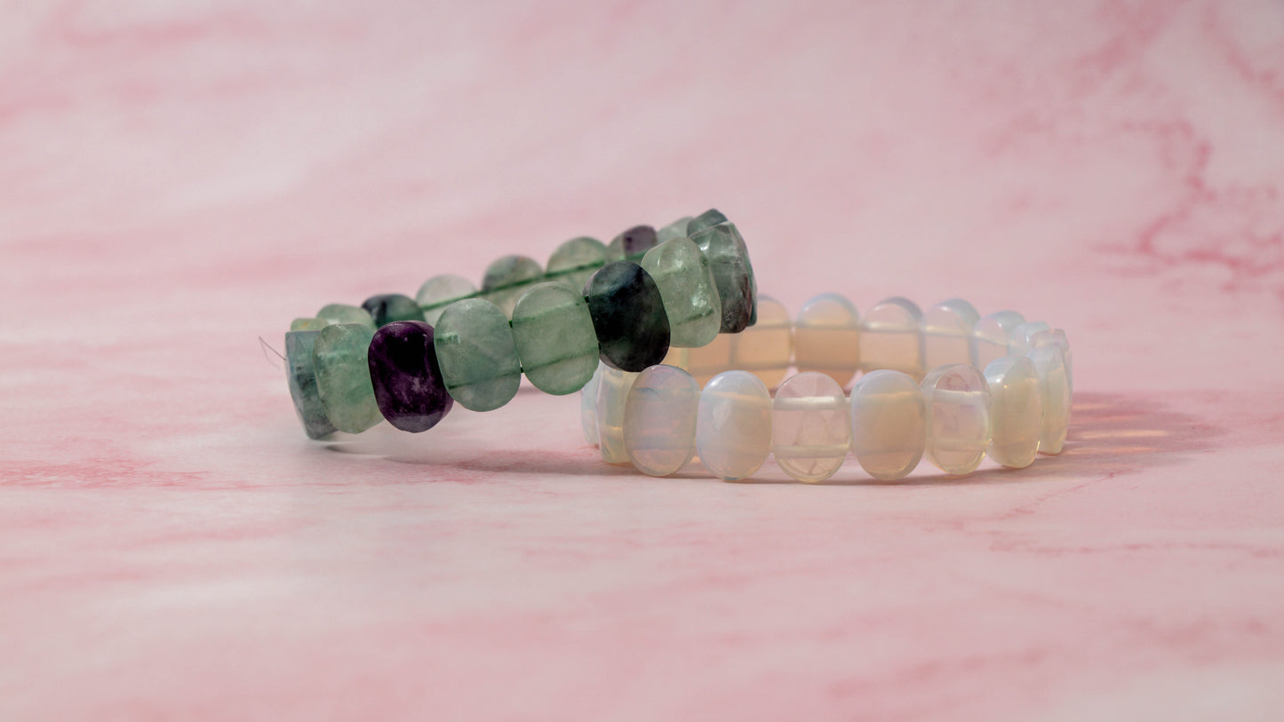 Faceted Fluorite Bracelet