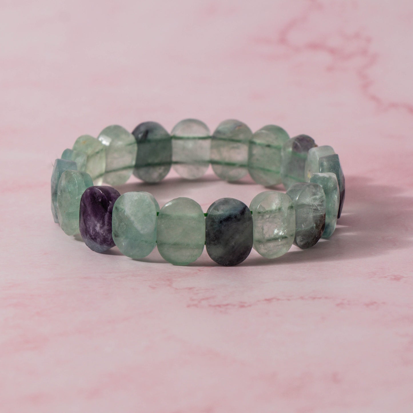 Faceted Fluorite Bracelet