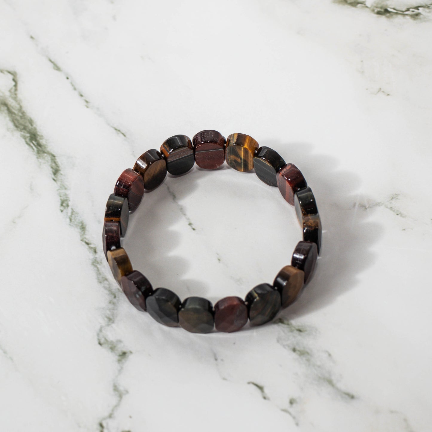 Faceted Tiger's Eye Bracelet