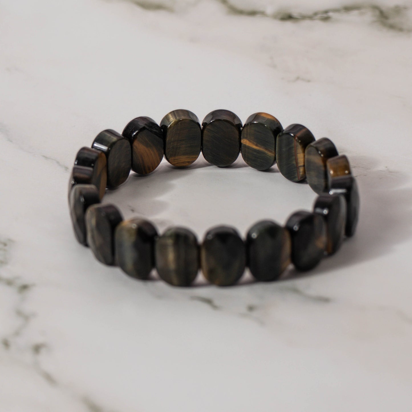 Faceted Tiger Iron Bracelet