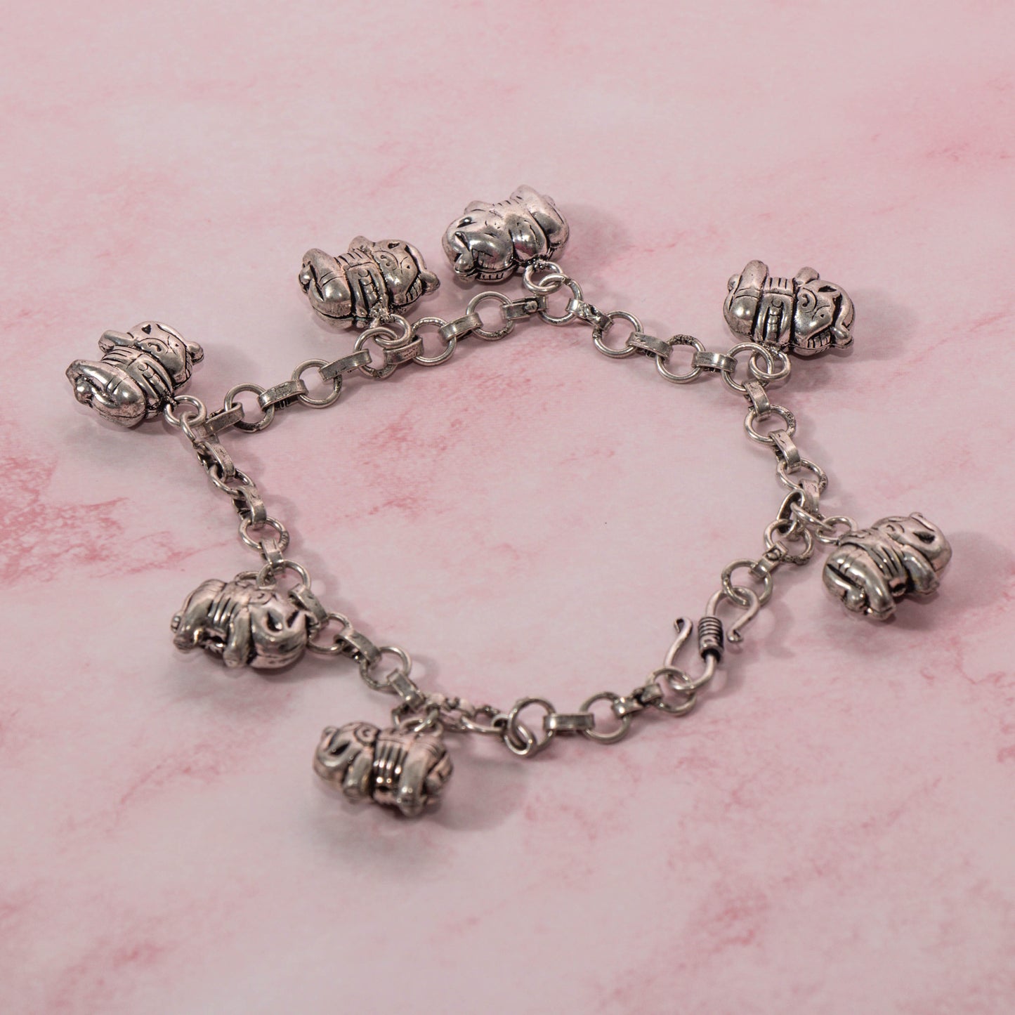 Elephant Charm Bracelet