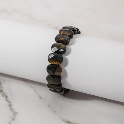 Faceted Tiger Iron Bracelet