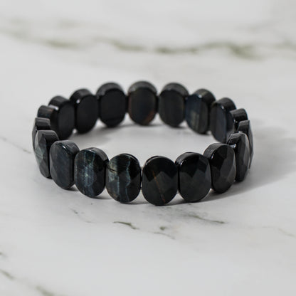 Faceted Tiger Iron Bracelet