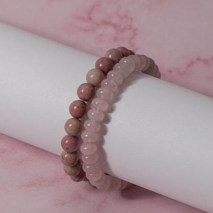 Pink Rhodonite Bracelet