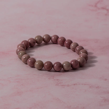 Pink Rhodonite Bracelet
