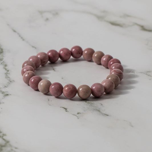 Pink Rhodonite Bracelet