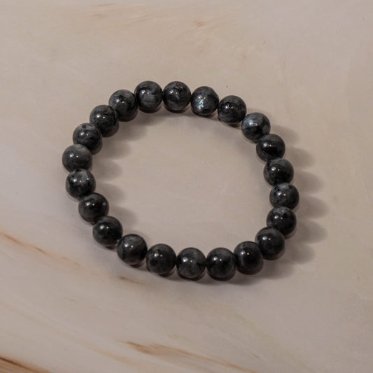 Snowflake Obsidian Bracelet