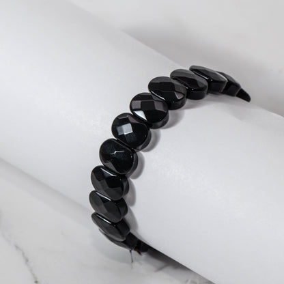 Faceted Black Onyx Bracelet