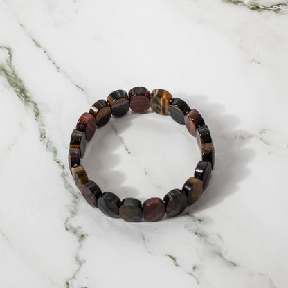 Faceted Tiger's Eye Bracelet