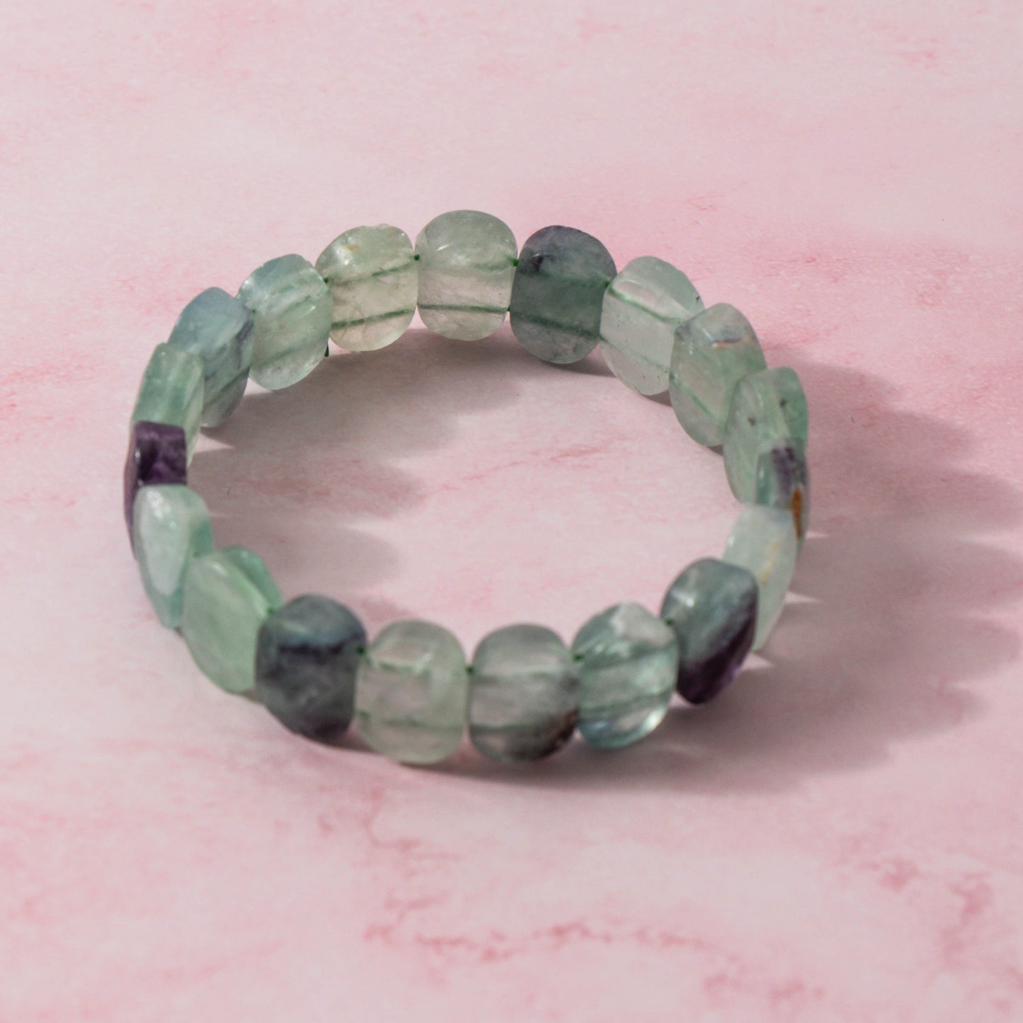 Faceted Fluorite Bracelet