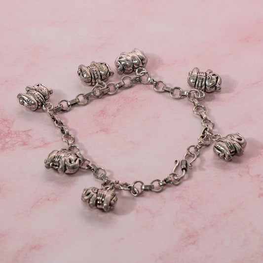 Elephant Charm Bracelet